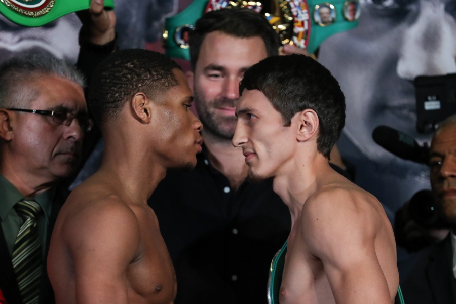 Devin Haney vs. Zaur Abdullaev Weigh-In Results & Photos