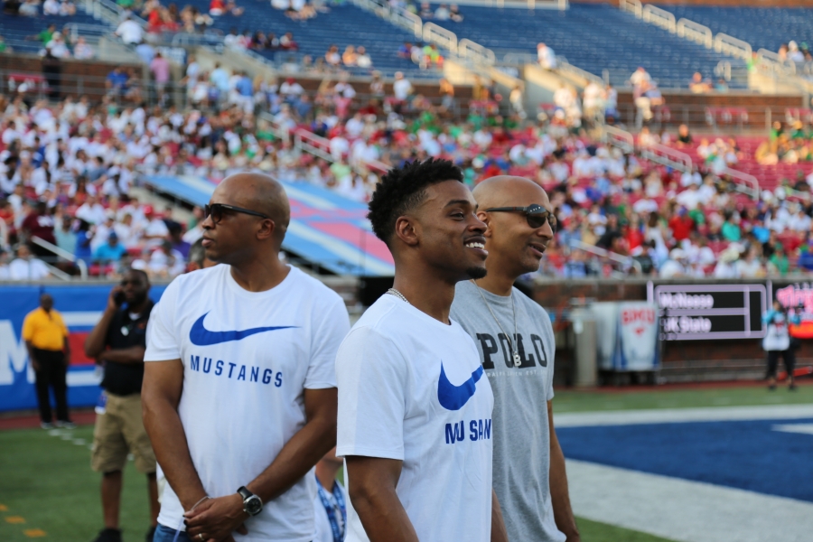 Dallas Hometown Hero Errol Spence Jr. Welcomed as Special Guest at Cowboys & SMU Mustangs Home Openers