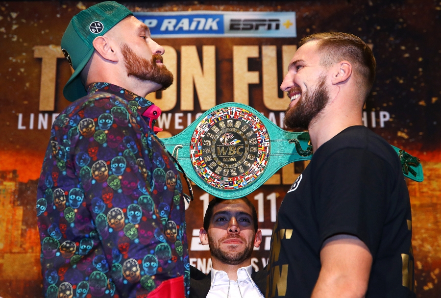 Fury vs. Wallin Press Conference Photos
