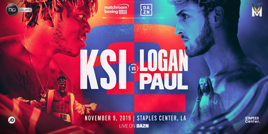 KSI vs. Logan Paul Rematch Set for November 9 Live on DAZN