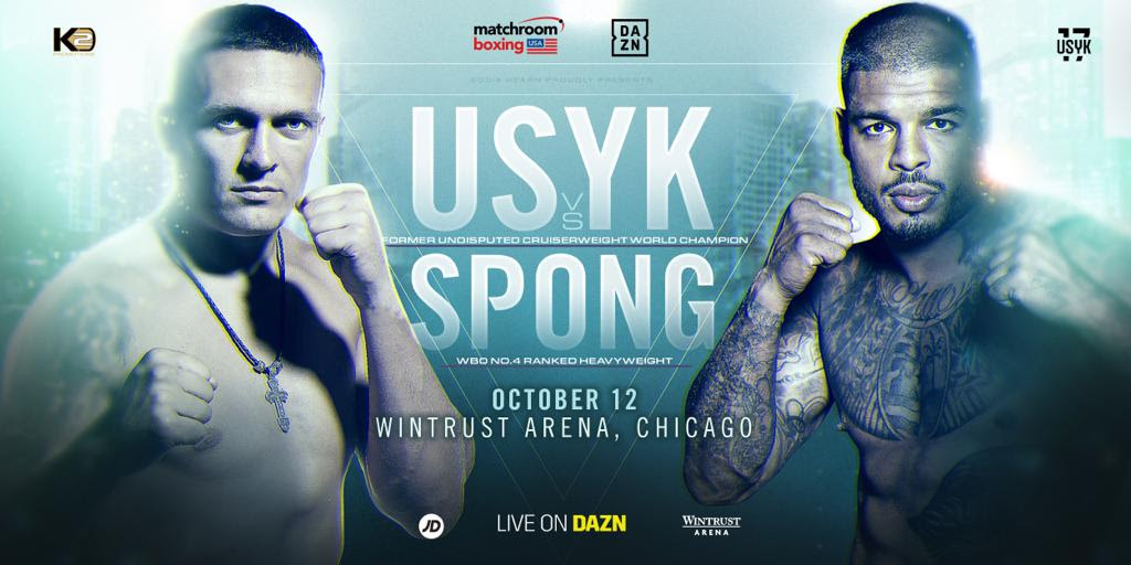 Usyk Faces Spong in Heavyweight Debut