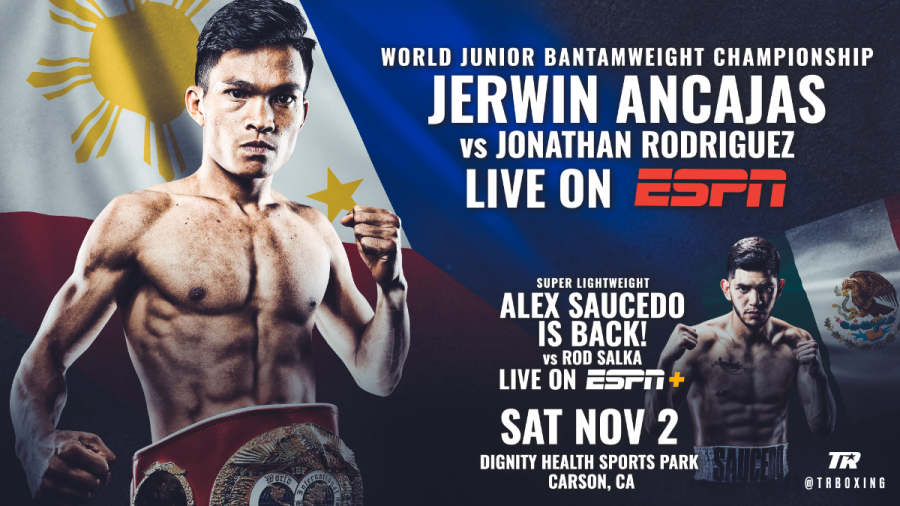 November 2: Jerwin Ancajas-Jonathan Rodriguez Junior Bantamweight Title Bout Set for Miguel Berchelt-Jason Sosa Co-Feature LIVE on ESPN