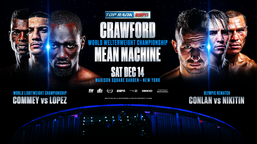 December 14: Terence Crawford-Mean Machine Welterweight Championship Fight