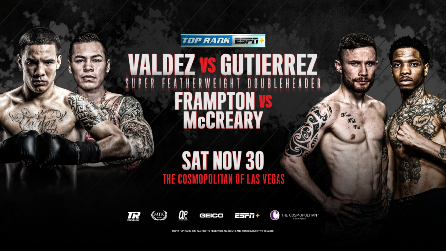 November 30: Oscar Valdez and Carl Frampton Headline Doubleheader LIVE on ESPN+