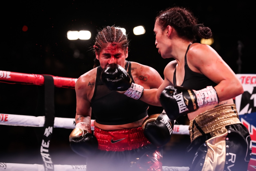 Seniesa Estrada Defeats Marlen Esparza in Grudegmatch