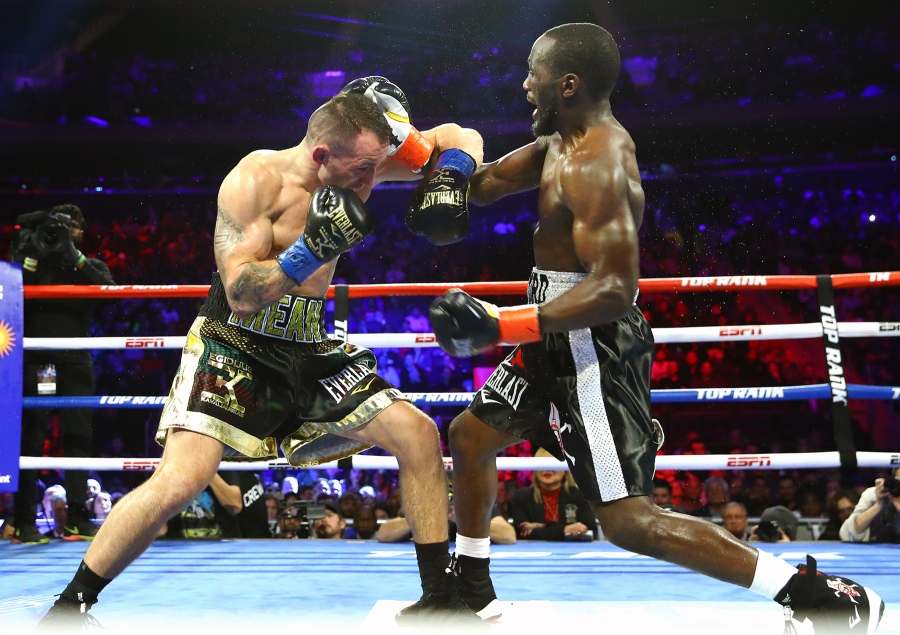Terence Crawford Tested But Delivers  a Beating to Mean Machine