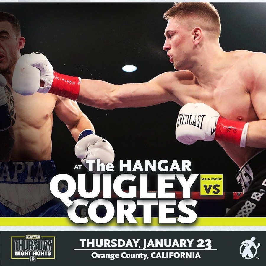 Jason Quigley vs. Oscar Cortes Set for January 23 on DAZN