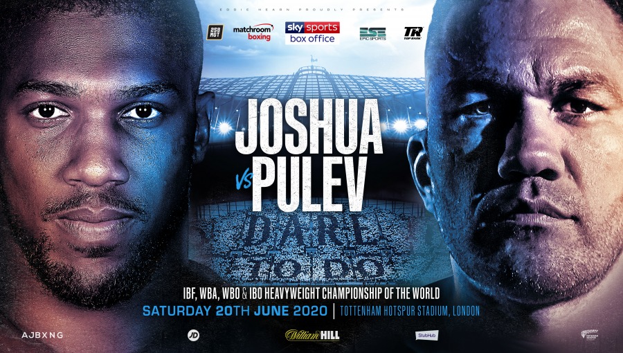 Joshua vs. Pulev Set for June 20 at Tottenham Hotspur Stadium