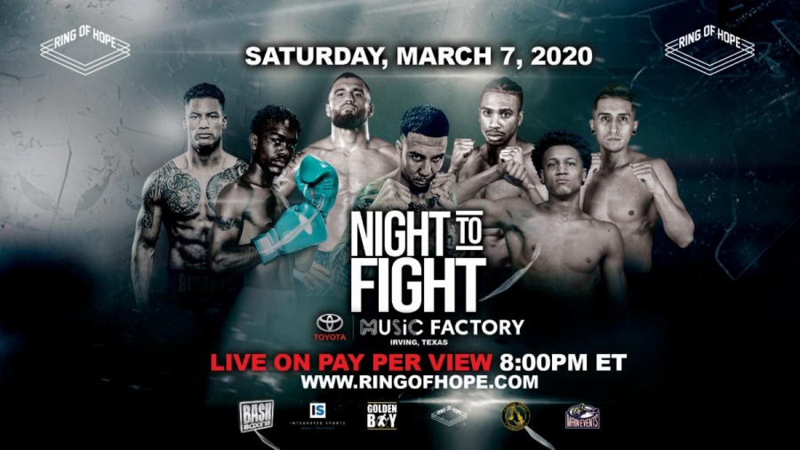 Sam Clarkson Takes On Israel Duffus March 7 in Irving TX