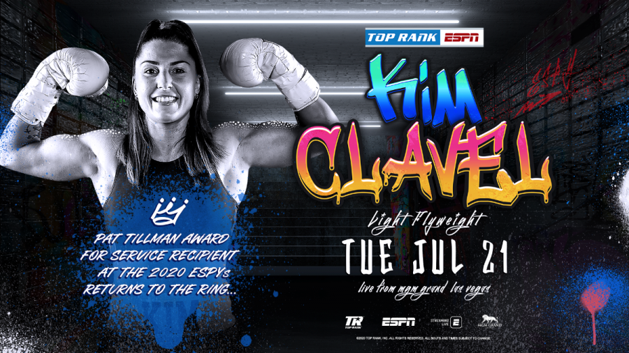2020 ESPY Winner Kim Clavel Returns to the Boxing Ring July 21 LIVE on ESPN