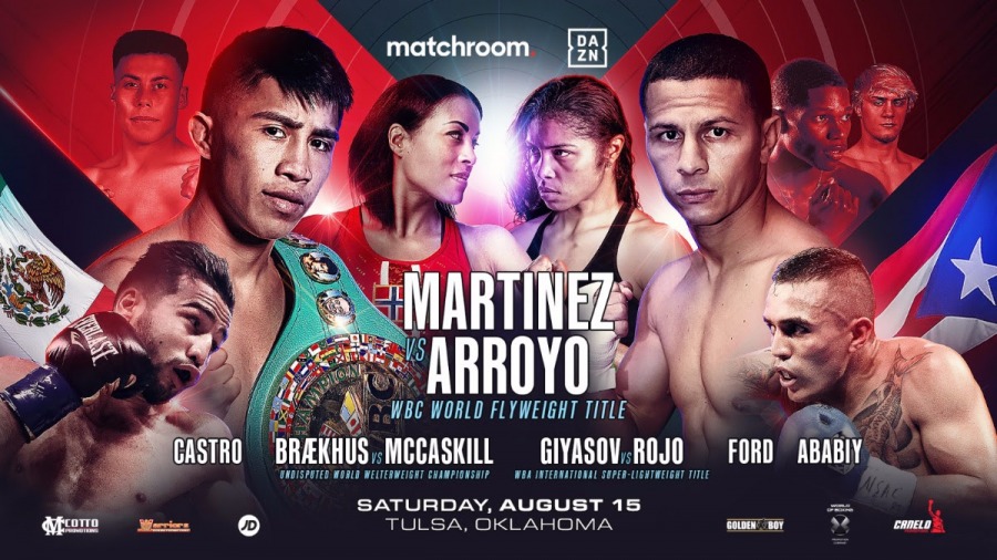 Martinez Meets Arroyo as Matchroom Boxing USA Returns in Tulsa