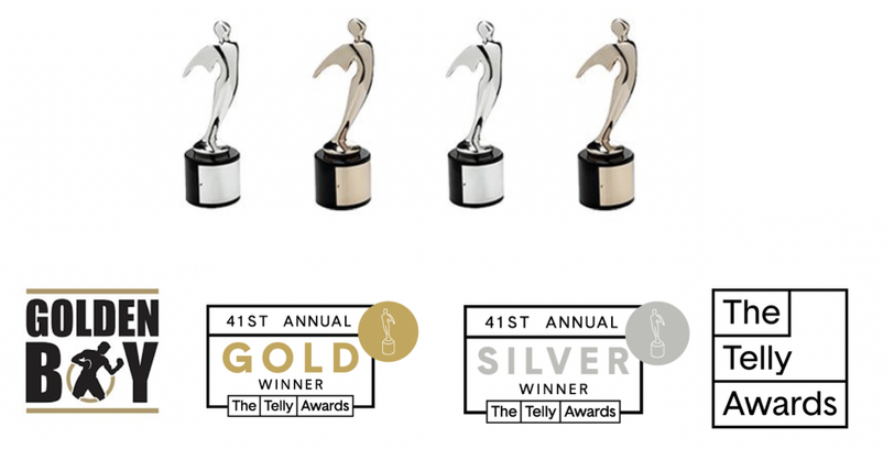 Golden Boy Wins 4 Telly Awards in Third Consecutive Year of Victories