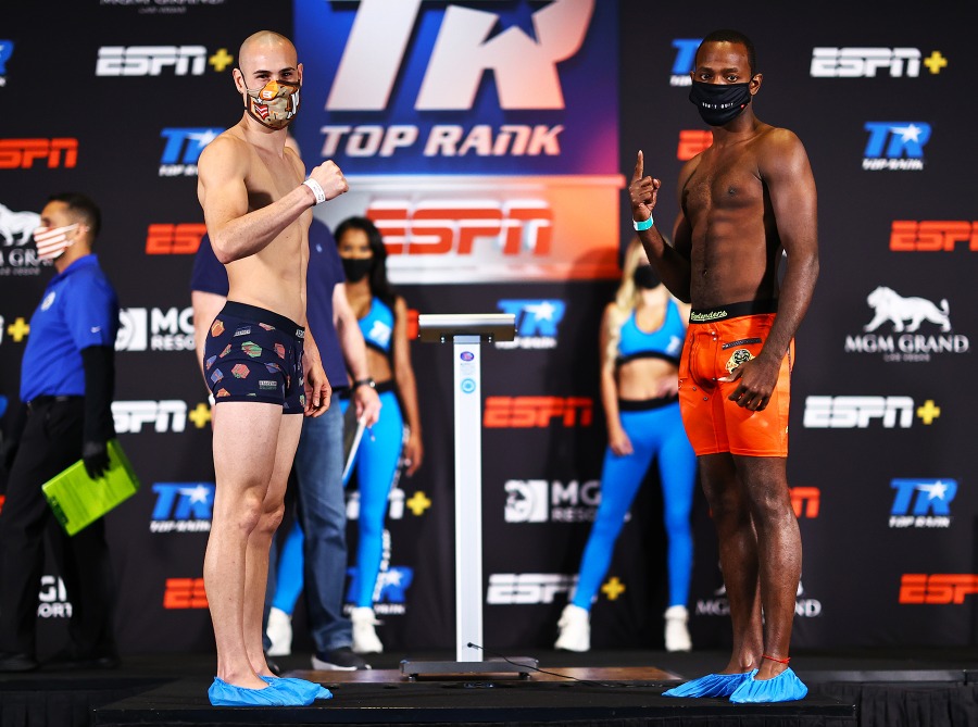 Weigh-In Photos & Results: Jose Pedraza vs. Mikkel LesPierre
