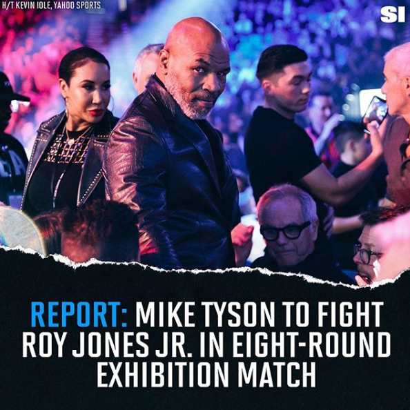 All-Time Greats Mike Tyson and Roy Jones Jr. Set to Collide in 8-Round Exhibition  