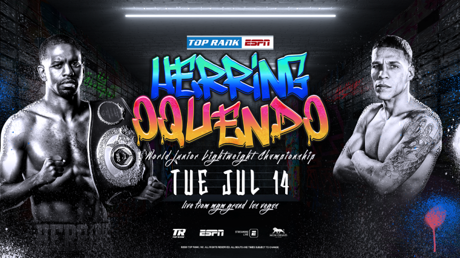 Oorah! U.S. Marine Veteran Jamel Herring to Defend Junior Lightweight World Title Against Jonathan Oquendo July 14 at MGM Grand “Bubble”