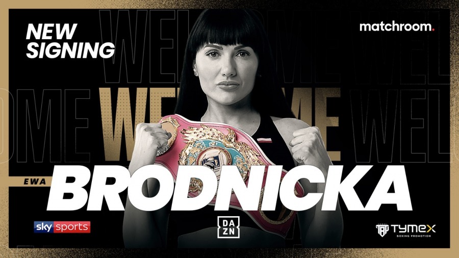 Ewa Brodnicka Signs with Matchroom Boxing