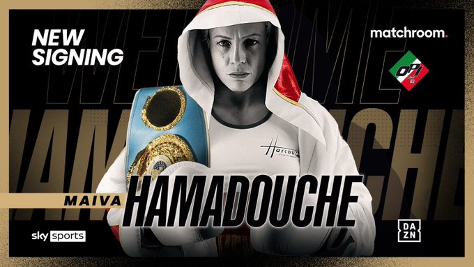 Matchroom and OPI Sign IBF Super Featherweight Ruler Hamadouche