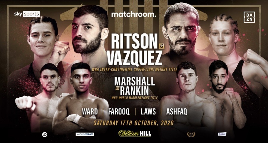 Ritson-Vazquez Confirmed for October 17