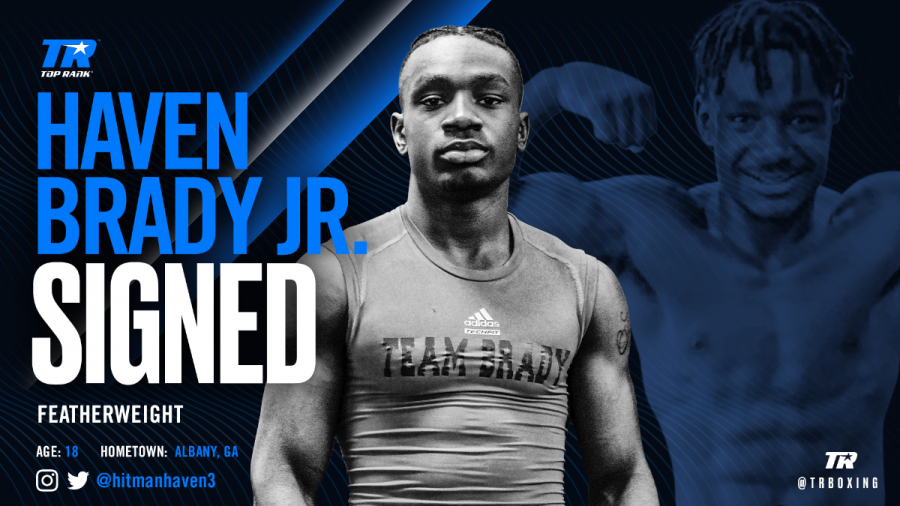 Here Comes ‘The Hitman’: Haven Brady Jr. Signs Pro Contract with Top Rank