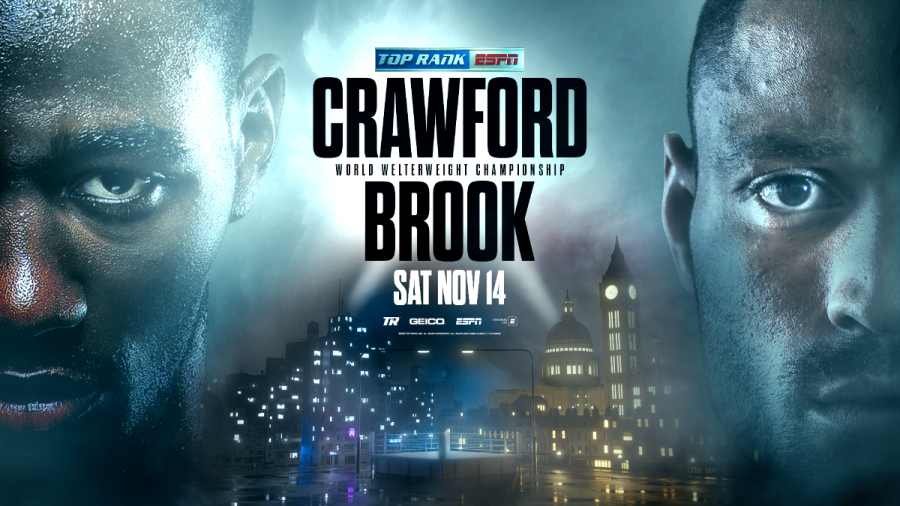 This Bud’s Back: Terence Crawford Battles Kell Brook November 14 Live on ESPN