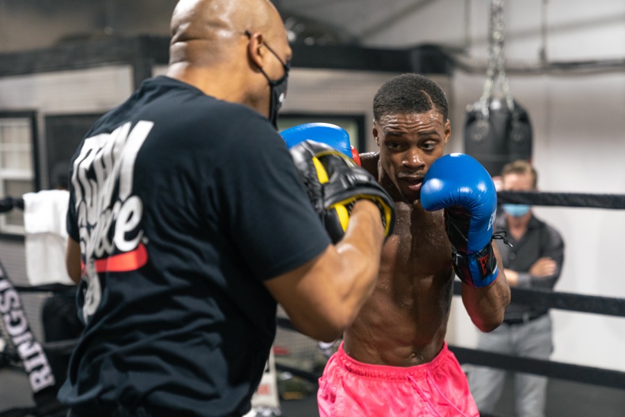 Errol Spence Jr. Virtual Media Workout Quotes & Photos