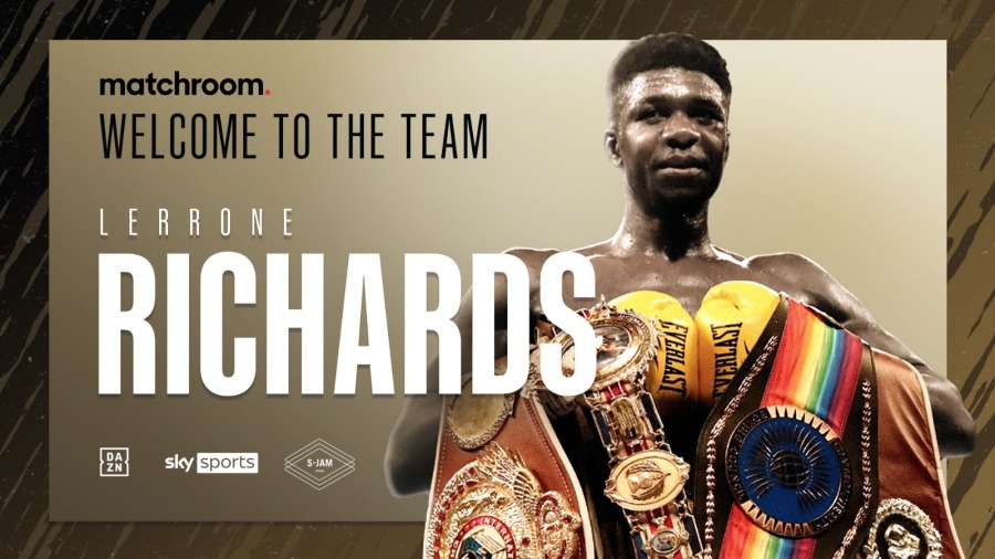 Lerrone Richards Signs With Matchroom Boxing