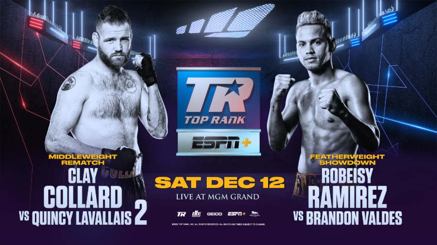 Clay Collard and Robeisy Ramirez to Return on Stevenson-Clary Undercard Broadcast LIVE and Exclusively on ESPN+