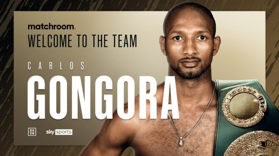 Matchroom Sign IBO Titleholder Carlos Gongora