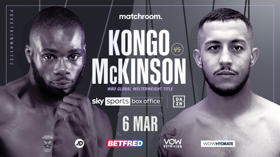 Kongo Defends WBO Global Welterweight Title Against Mckinson