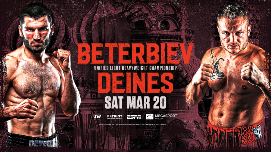 Unified Light Heavyweight World Champion Artur Beterbiev Set for Ring Return March 20 Against Adam Deines