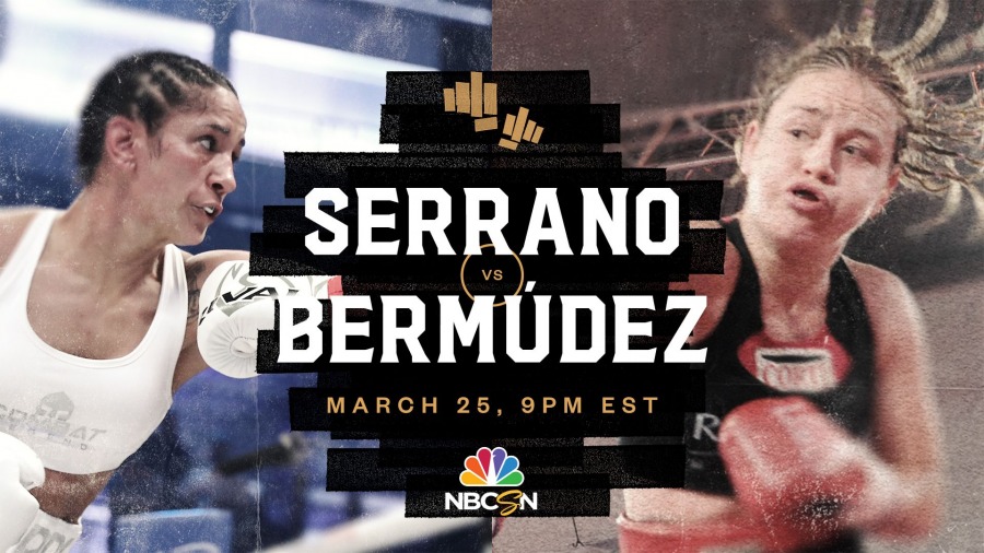 Amanda Serrano Faces Current Two-Weight Titlist Daniela Bermudez March 25 on NBC Sports Network
