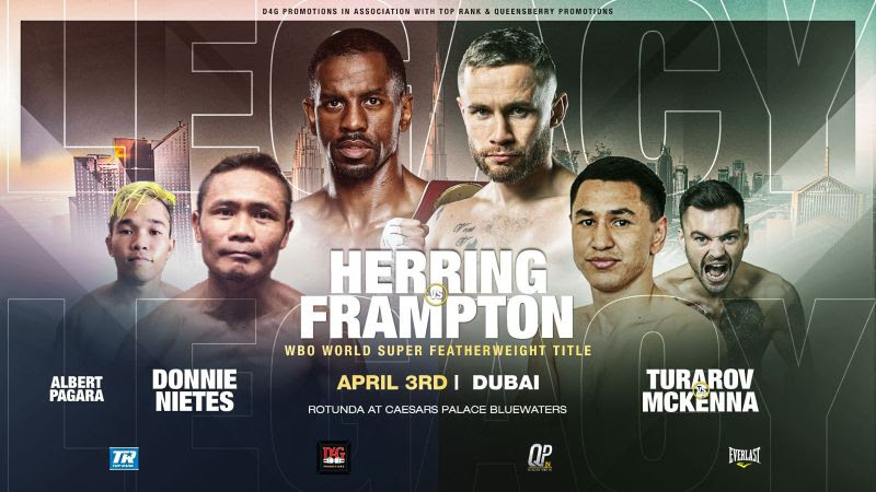 Herring vs. Frampton Moved To April 3 in Dubai
