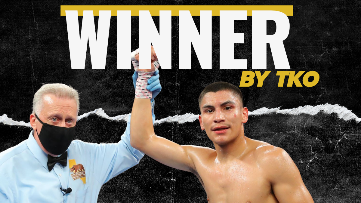 Vergil Ortiz Stops Maurice Hooker In 7