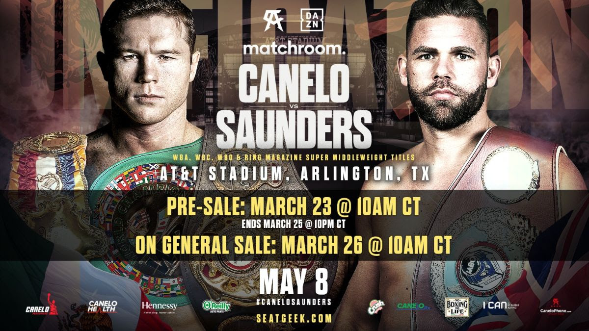 Canelo vs. Saunders Lands At AT&T Stadium