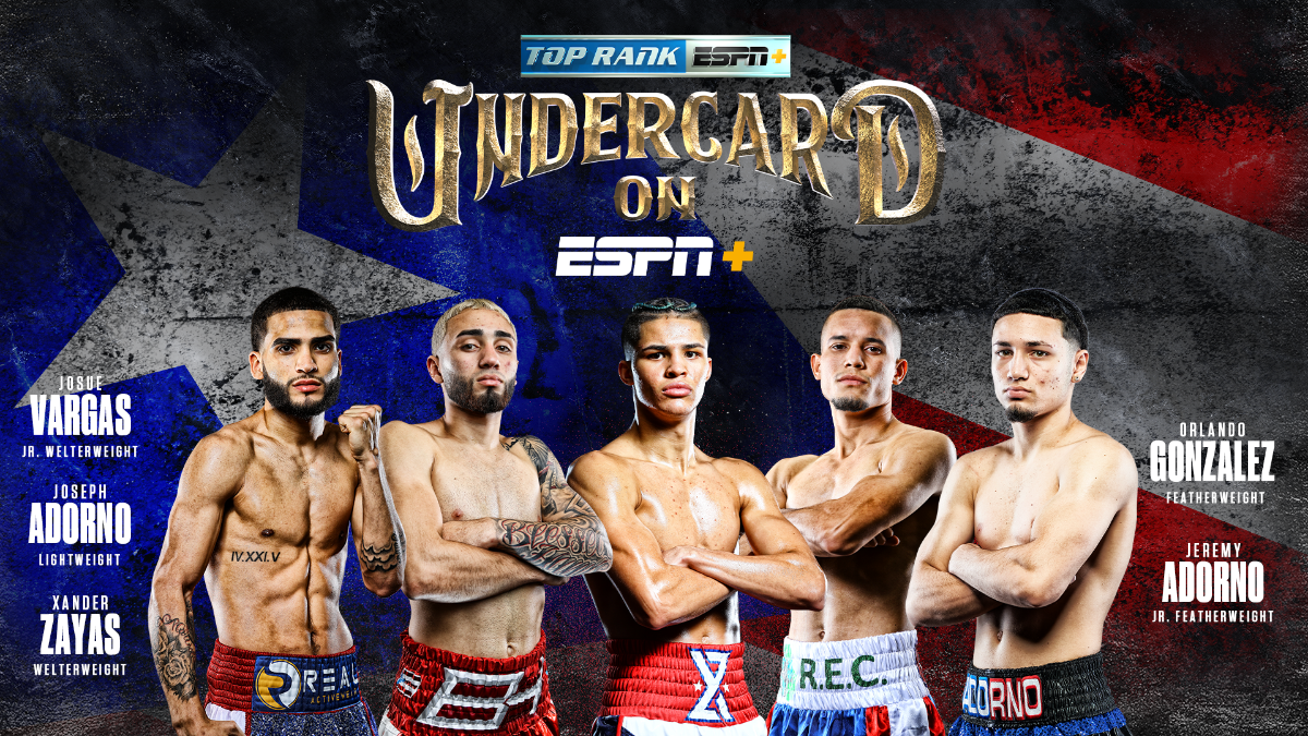 April 24: Josue Vargas-Willie Shaw Featured On Navarrete-Diaz Undercard Live On ESPN+ From Kissimmee, Florida