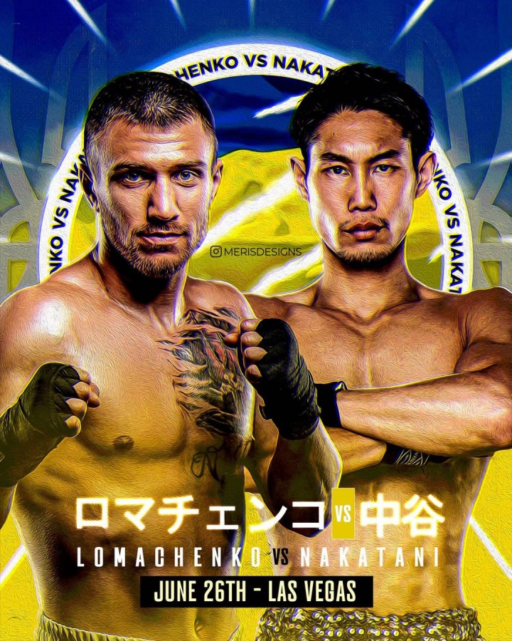 Vasiliy Lomachenko vs. Masayoshi Nakatani Officially Announced For June 26