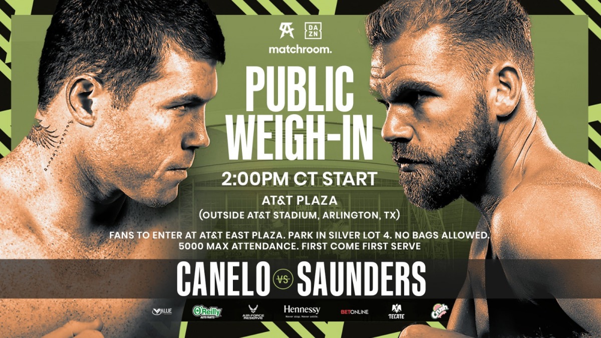 Canelo vs. Saunders Weigh-In Open To Fans