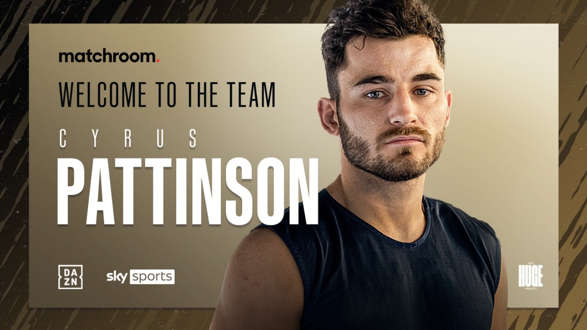 Pattinson Signs Promotional Deal With Matchroom