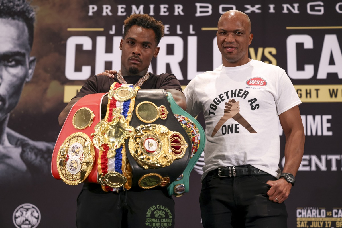 Jermell Charlo vs. Brian Castaño Kickoff Press Conference Quotes And Photos