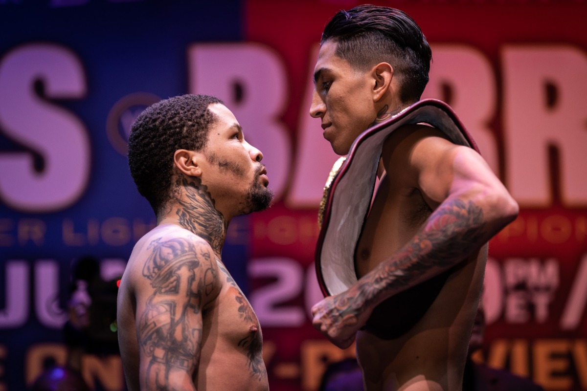 Gervonta Davis vs. Mario Barrios Final Weights & Photos