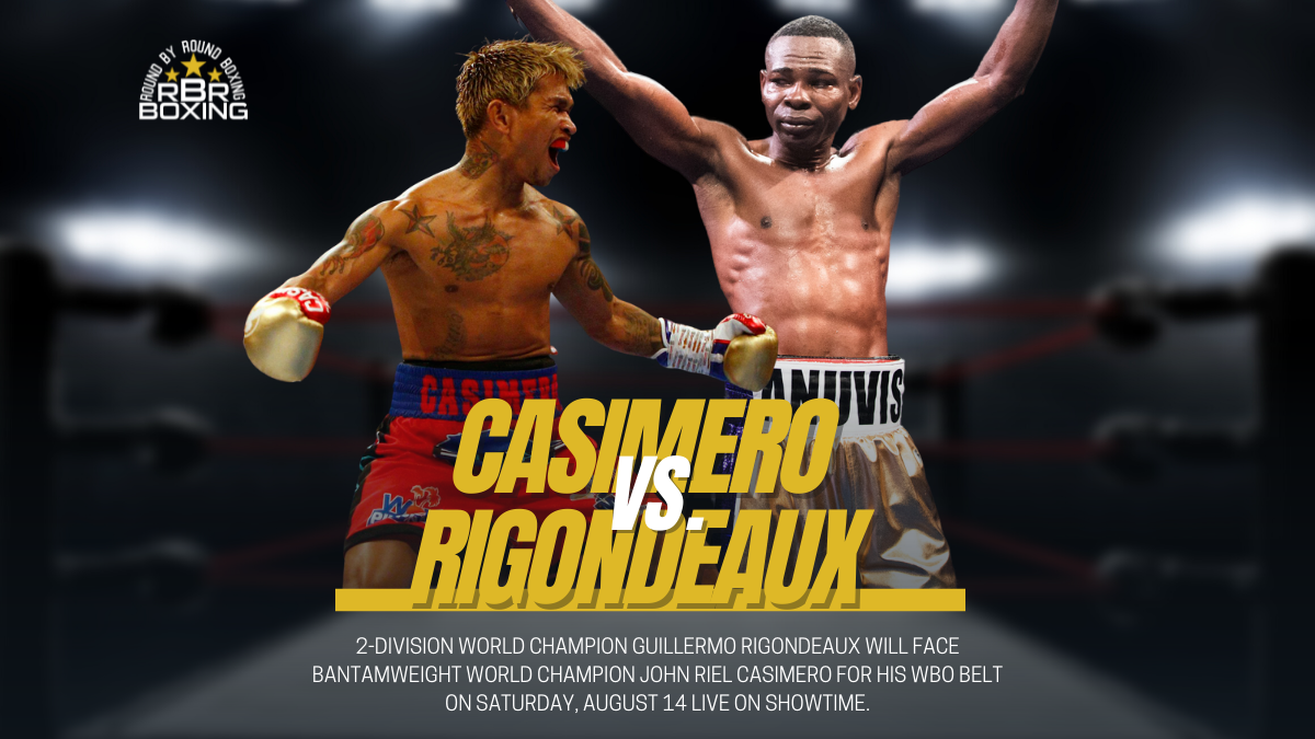 John Riel Casimero Battles Guillermo Rigondeaux On August 14