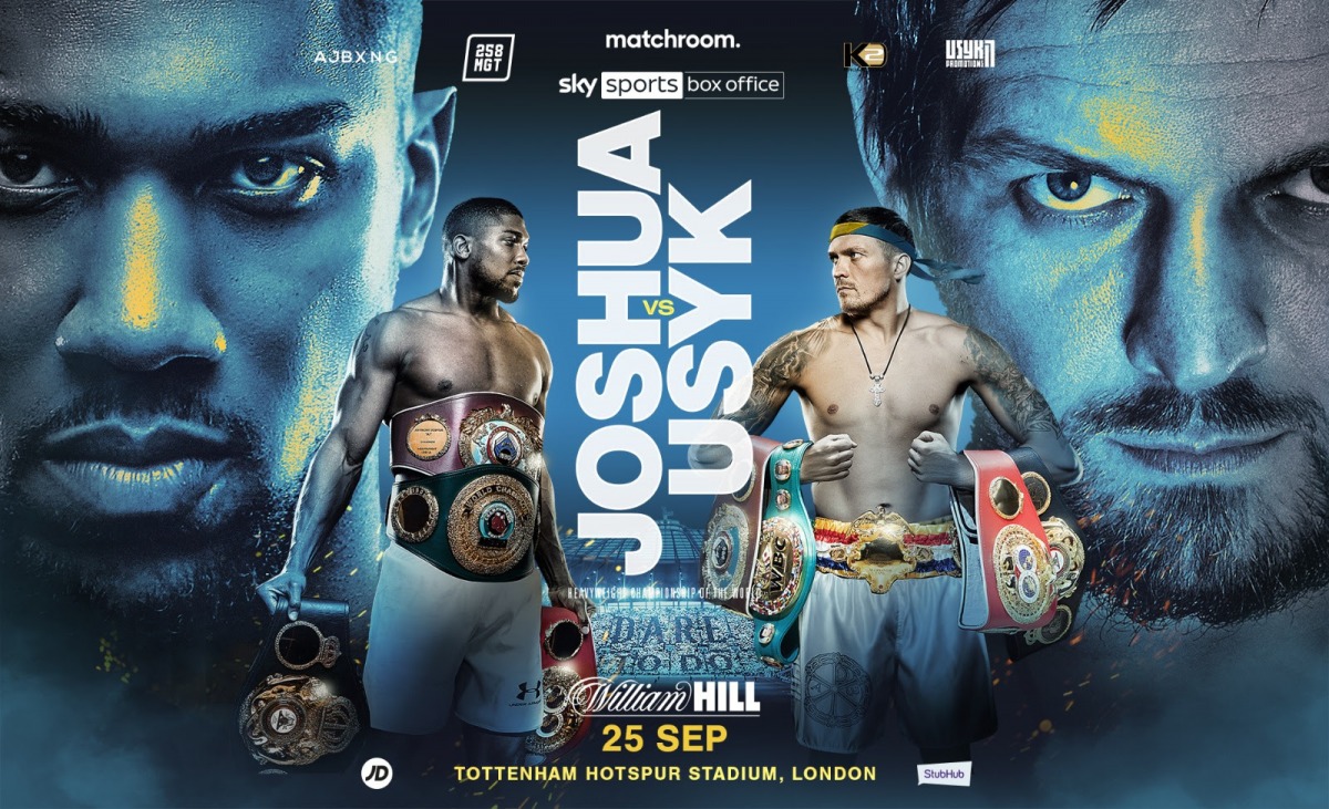 Joshua Meets Usyk At Tottenham Hotspur Stadium On September 25