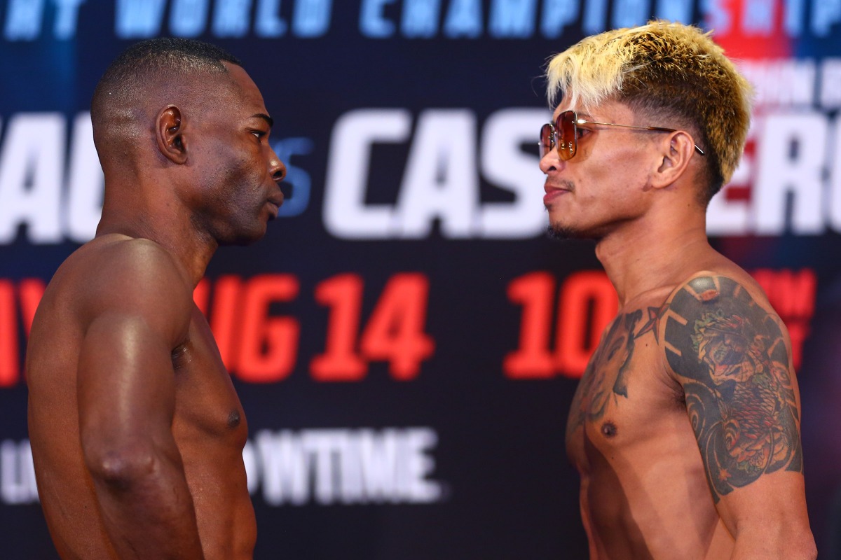 Guillermo Rigondeaux vs. John Riel Casimero Weights & Photos
