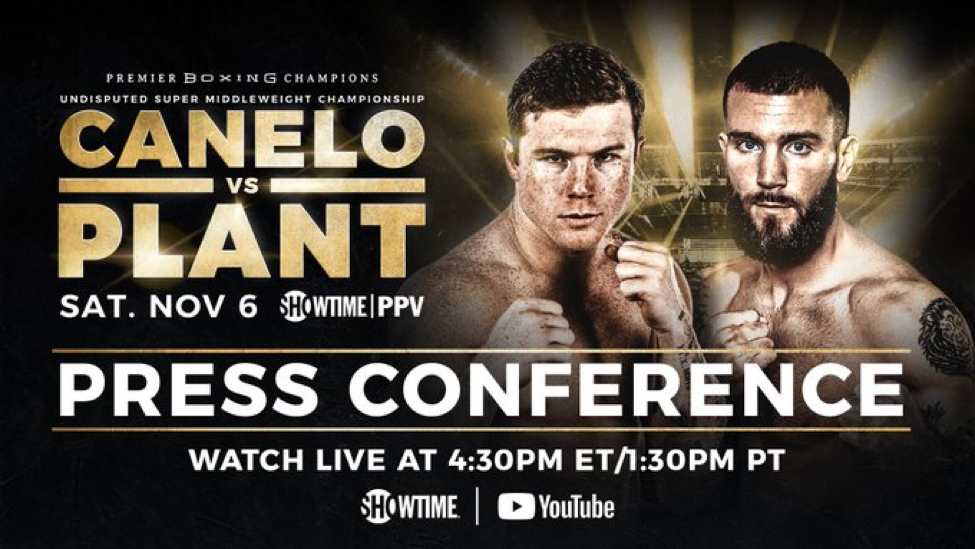 Video | Canelo Alvarez vs. Caleb Plant Kick-Off Press Conference Live At 4:30 Pm Et