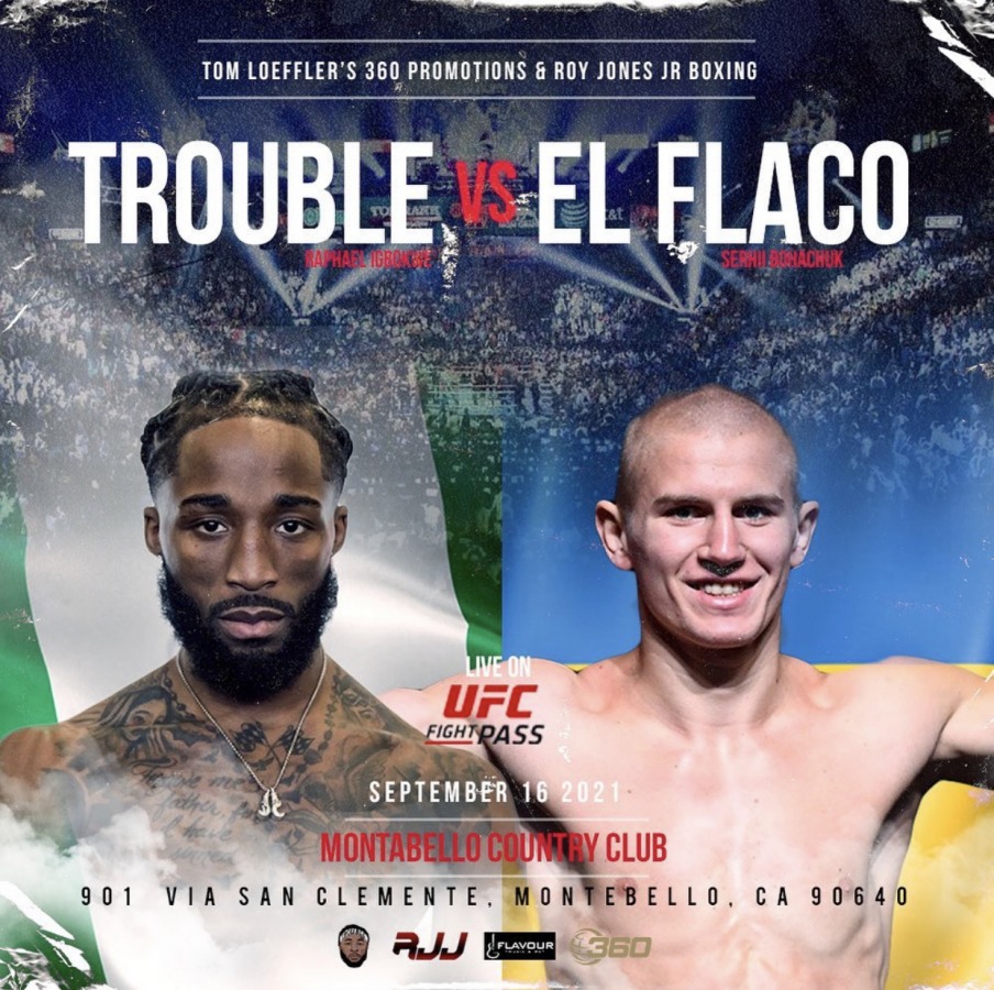 Raphael “Trouble” Igbokwe Looks To Shine In Hollywood Lights In Headlining Super Welterweight Bout