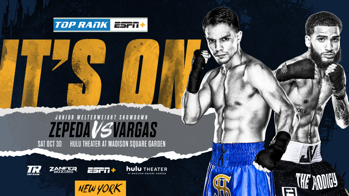 October 30: Jose Zepeda-Josue Vargas Showdown Headlines Halloween Weekend