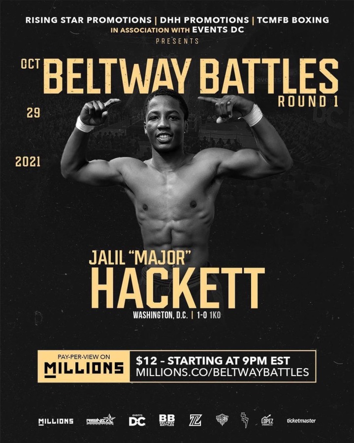 Jalil Hackett Looking For His 2nd Pro Win