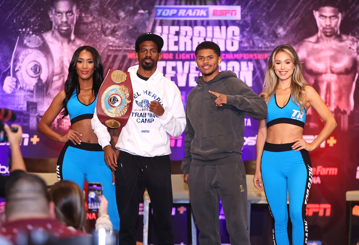 THROWDOWN IN A-TOWN: JAMEL HERRING AND SHAKUR STEVENSON PRIMED FOR SATURDAY’s CHAMPIONSHIP CLASH