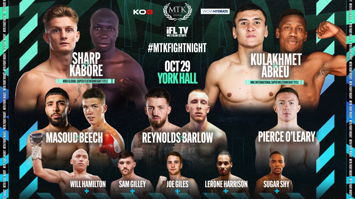 Archie Sharp Headlines Mtk Fight Night At York Hall In October