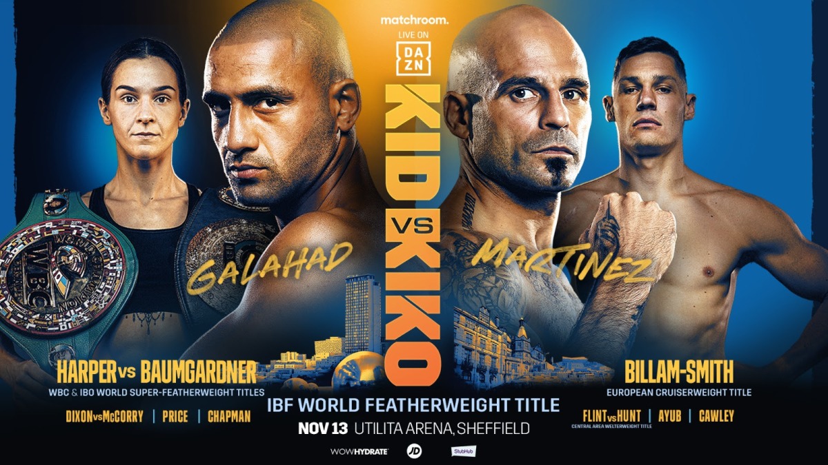 Galahad And Harper Top November 13 World Title Double-Header In Sheffield